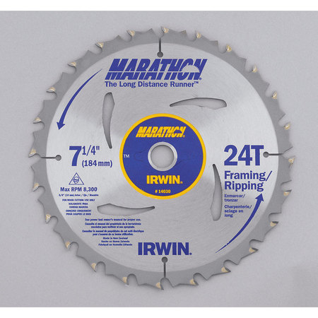 IRWIN SAW BLADE 7-1/4"" 24T 14030